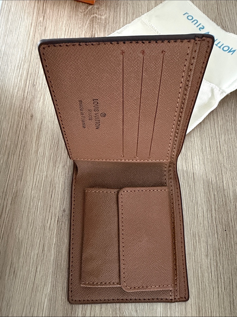 Louis Vuitton Black Monogram Embossed Card & Key Holder
